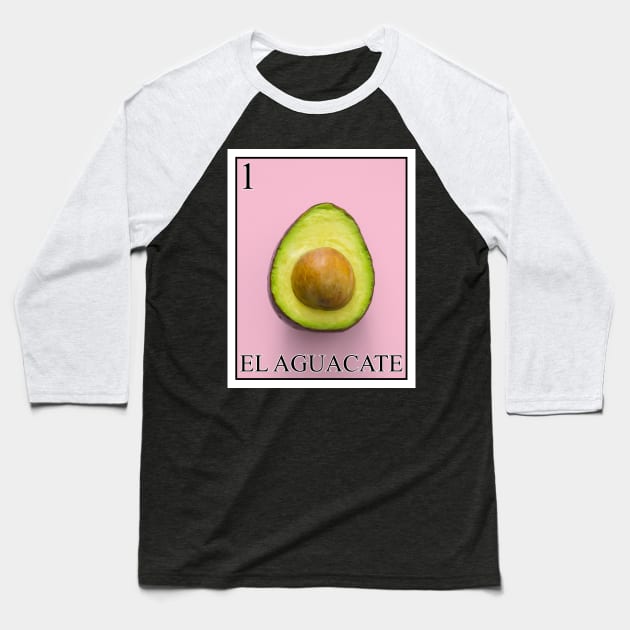 EL AGUACATE Baseball T-Shirt by The Losers Club